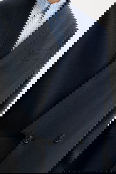 Jacka KENZO Kenzo Double-Breasted Wool Blazer Mörkblå | FE65VE1309GE, 4