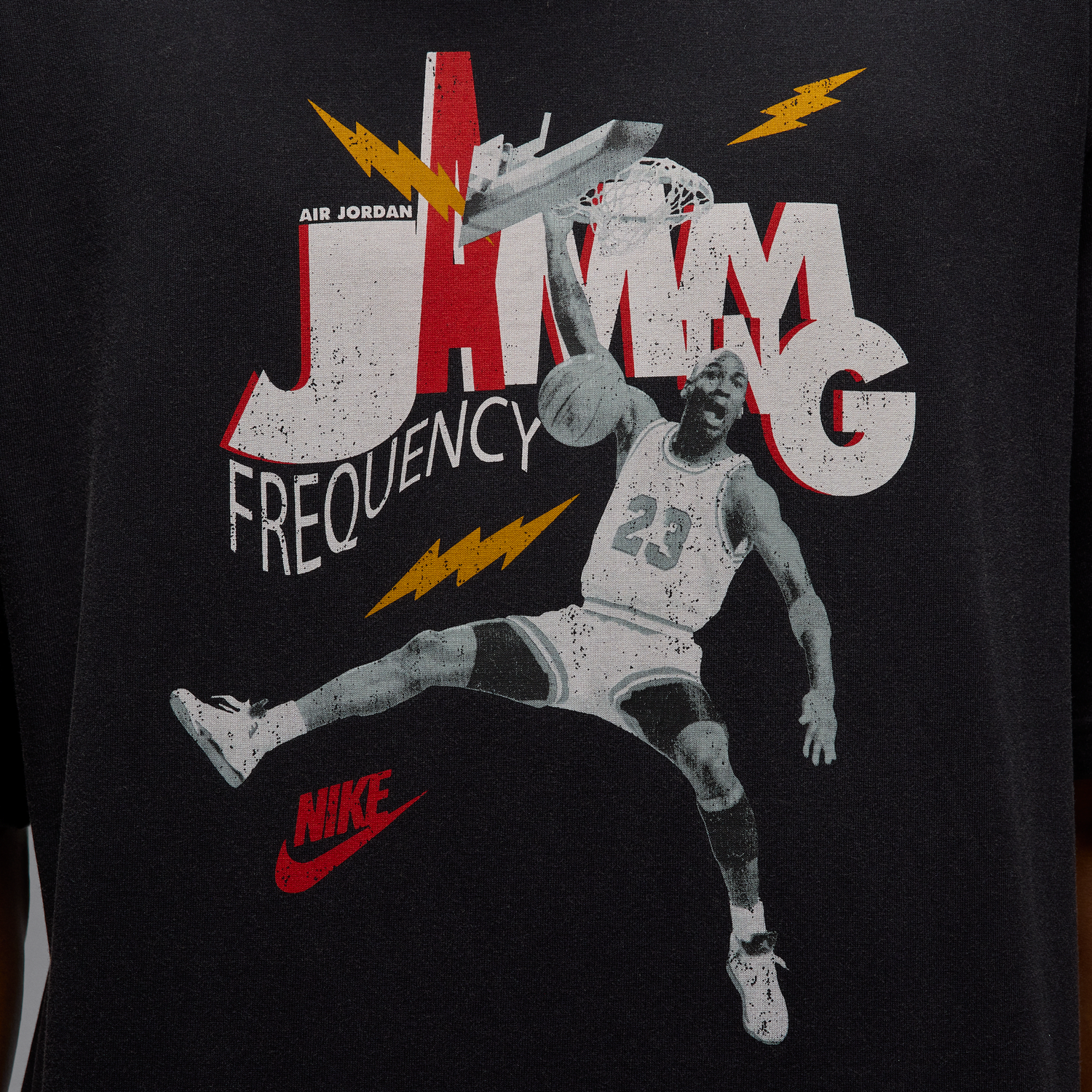 T-shirt Jordan Jordan Brand Jamming Frequency T-Shirt Svart | HJ2929-010, 1