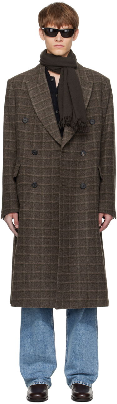 Rockar OUR LEGACY OUR LEGACY Whale Double-Breasted Coat Brun | M4251WD, 0