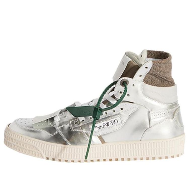 Sneakers och skor Off-White Off-White 3.0 Off-Court High Metallisk | OMIA065F23LEA0047272