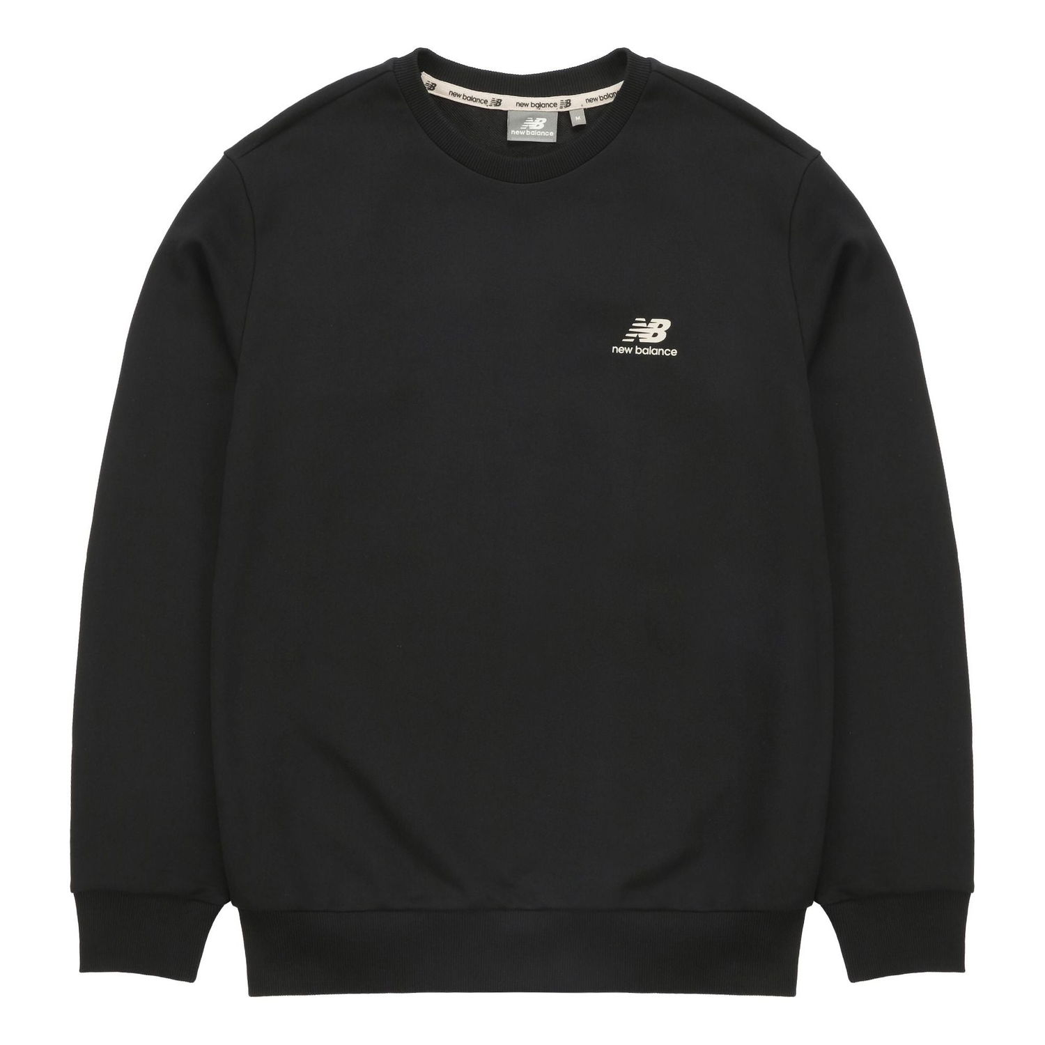 Sweater New Balance Athleisure Round Neck Long Sleeve Sweatshirt Svart | 5CB33223-BK, 0