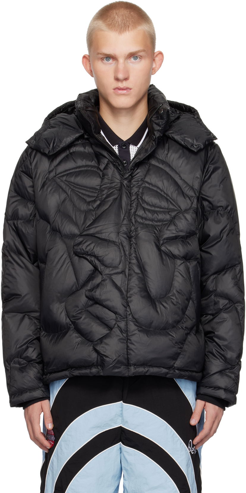 Pufferjacka KidSuper Down Jacket Svart | AW24-OW-15