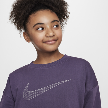 Sweater Nike Sportswear Club Fleece Loose Fit Sweatshirt Purpur | HM6527-573, 2