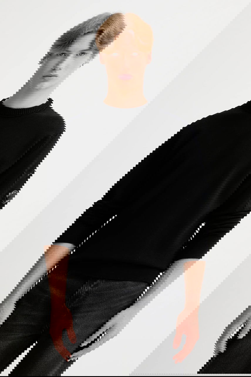 Sweater C.P. Company C.P. Company Knit Sweater Svart | 19CMKN238A110432A, 0