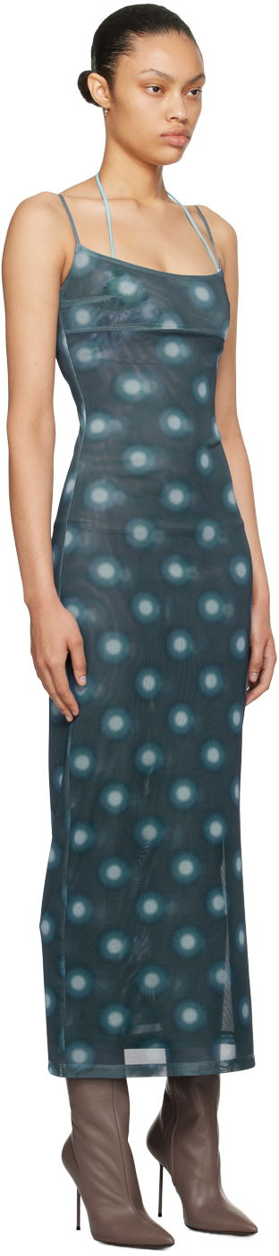 Klä Miaou Miaou Thais Maxi Dress Blå | 5019PM1GRB, 1