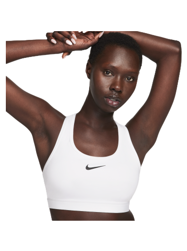 Behå Nike Swoosh Medium Support Non-Padded Sports Bra Vit | DX6821-100