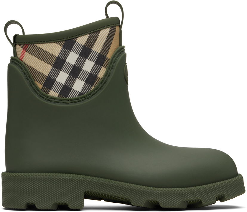 Sneakers och skor Burberry Burberry Marsh Stamp Low Rubber Boots Grön | 8111711