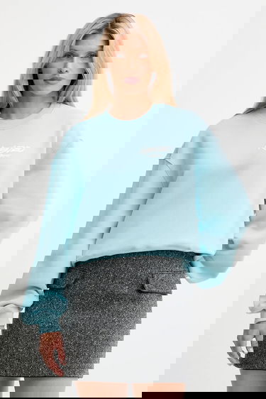 Sweatshirt KENZO Kenzo x Futura Graphic Print Sweatshirt Blå | FF62SW4504MB, 2