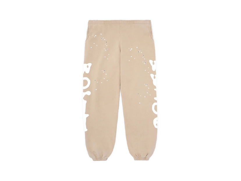 Träningsbyxor Sp5der Beluga Sweatpants Sand Beige | SP5 SNDBEL SP