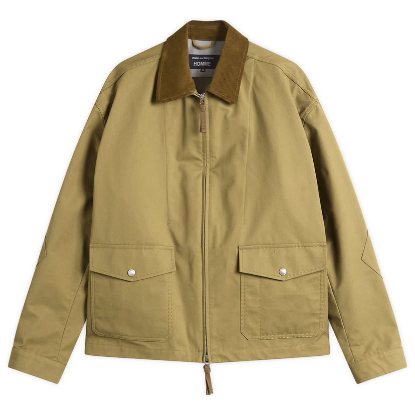 Jacka Comme des Garçons Homme Cordura Triple Layer Jacket, Size Large Gul | HP-J009-W25-2