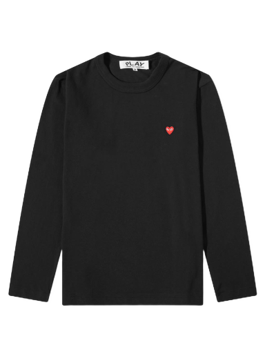 T-shirt Comme des Garçons Play Small Red Heart Tee Svart | P1T308-1