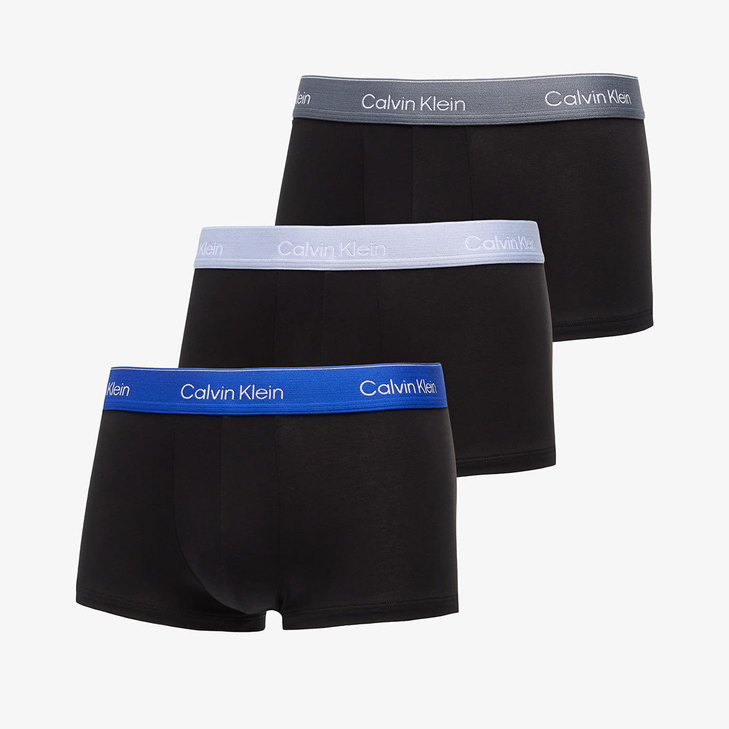 Boxare CALVIN KLEIN Low Rise Trunk 3-Pack Svart | LV00NB4389 R9B, 0