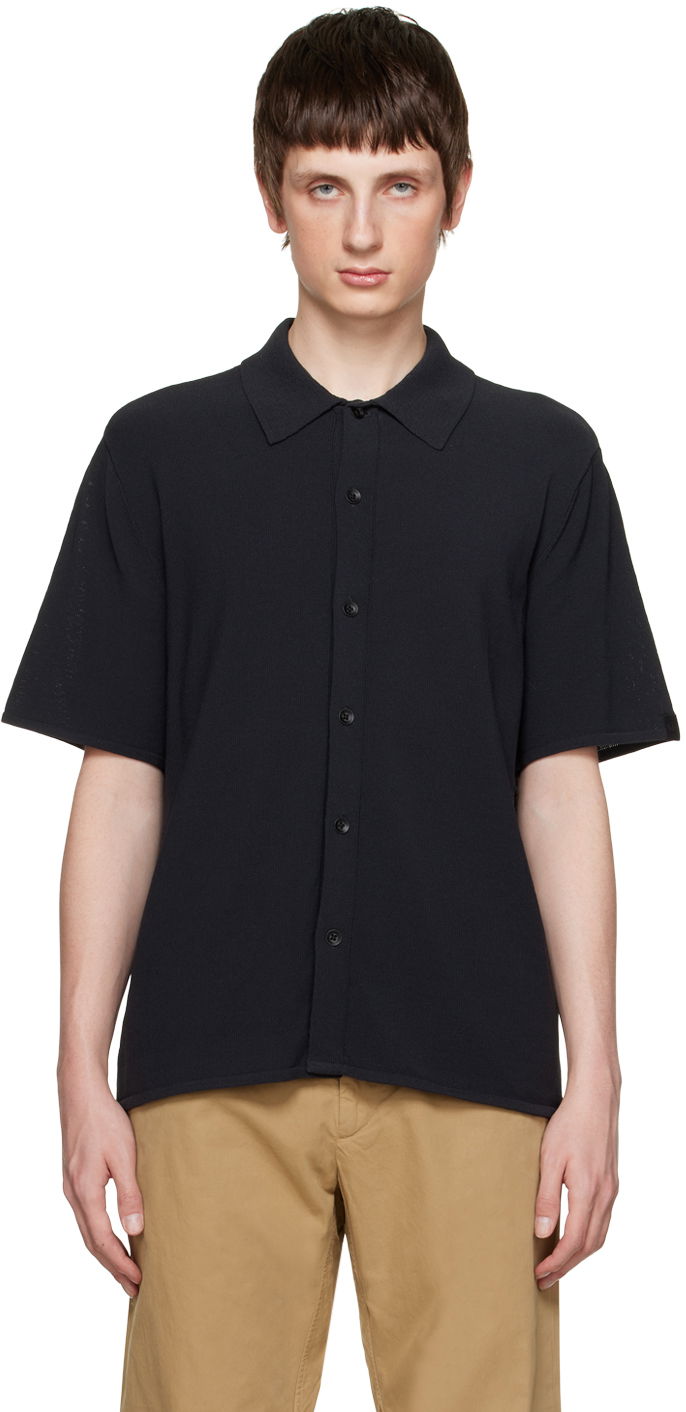 Skjorta rag & bone Rag & Bone Nolan Button-Up Shirt Svart | MBS23P023YG23
