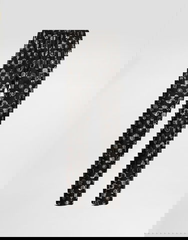 Byxor Dolce & Gabbana Jewel-print Twill Trousers Svart | GVCRATIS1ZVHH5QP, 0