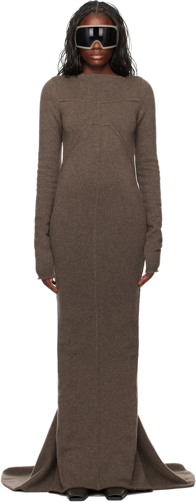 Klä Rick Owens Maxi Dress Grå | RO02D3688 KLWS