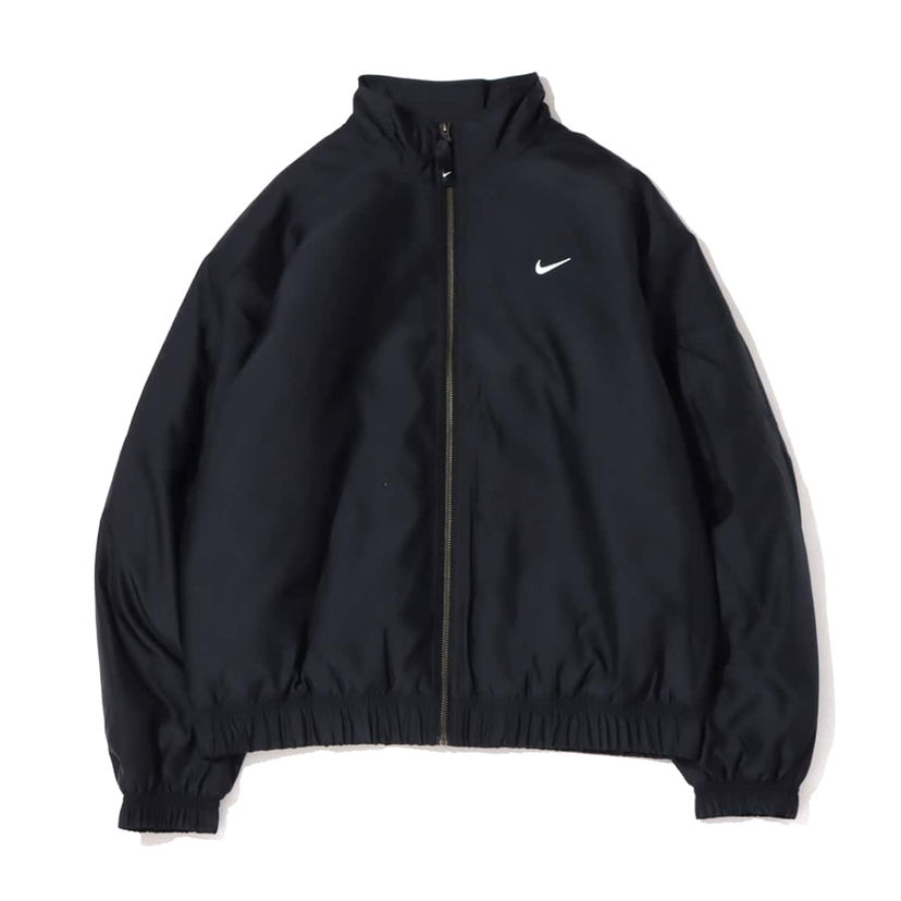 Bomberjacka Nike Solo Swoosh Satin Bomber Jacket (Asia Sizing) Black Kumquat Svart | DN1267-010