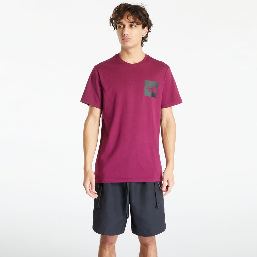 T-shirt The North Face S/S Fine Tee Boysenberry Rosa | NF00CEQ5I0H1, 0