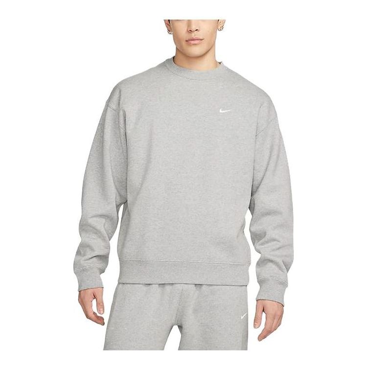 Sweater Nike Swoosh Fleece Crewneck Grå | DX1362-063, 0