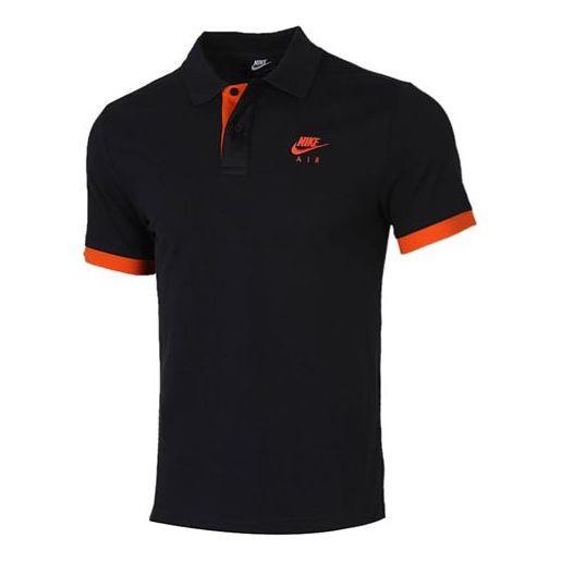 Polotröja Nike Sportswear Short Sleeve Polo Svart | CW5248-010