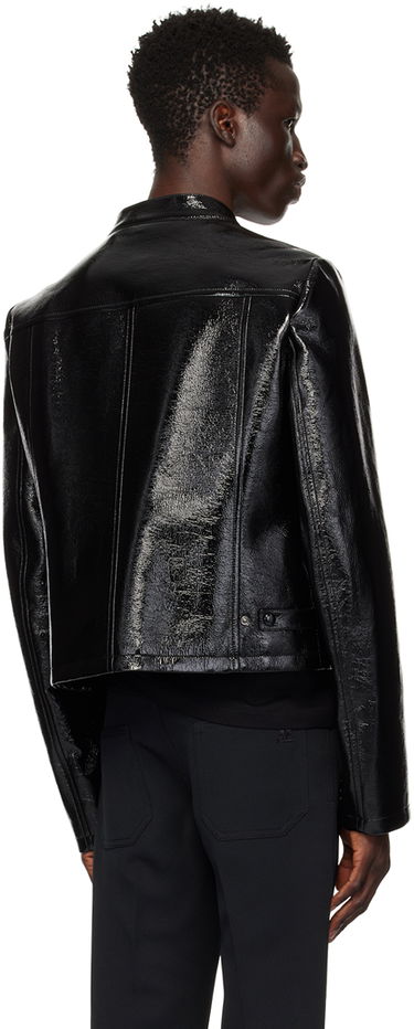 Jacka Courrèges Iconic Leather Jacket Svart | 124CBL175VY0014, 2