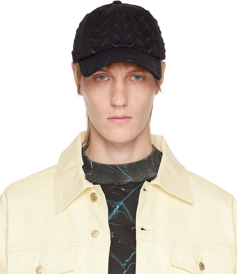 Keps Eytys Eytys Lexi Chevron Baseball Cap Svart | X068006