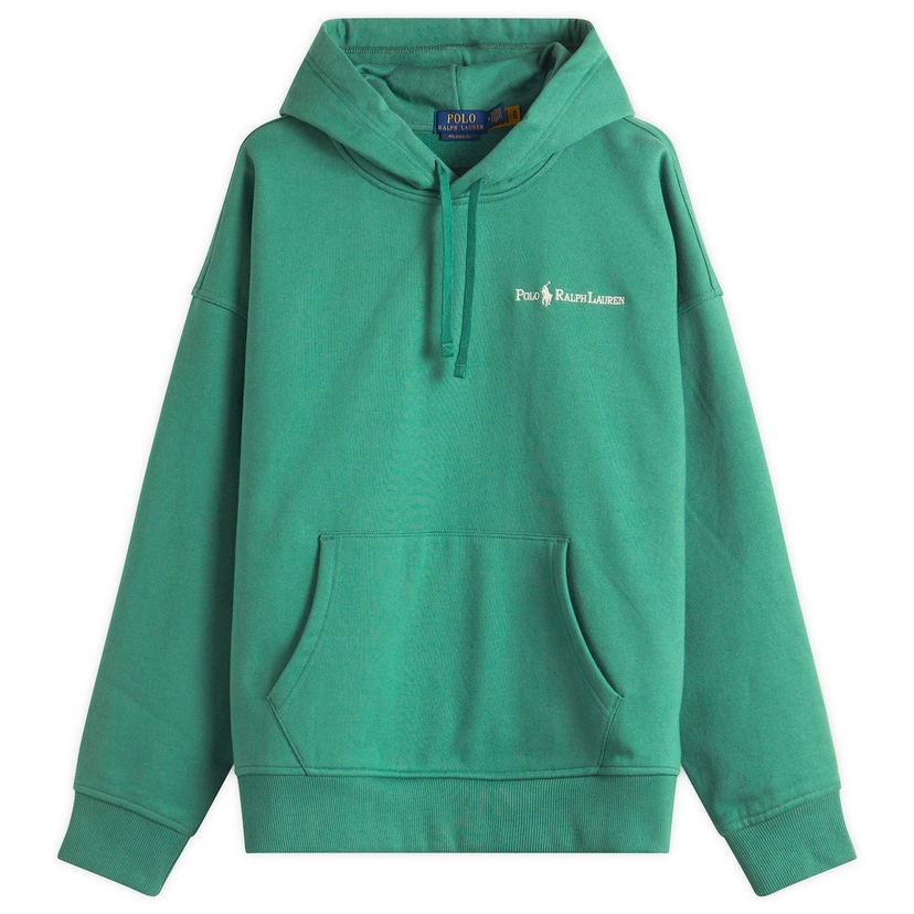 Sweatshirt Polo by Ralph Lauren Ralph Lauren Embroidered Logo Hoodie Grön | 710961135002