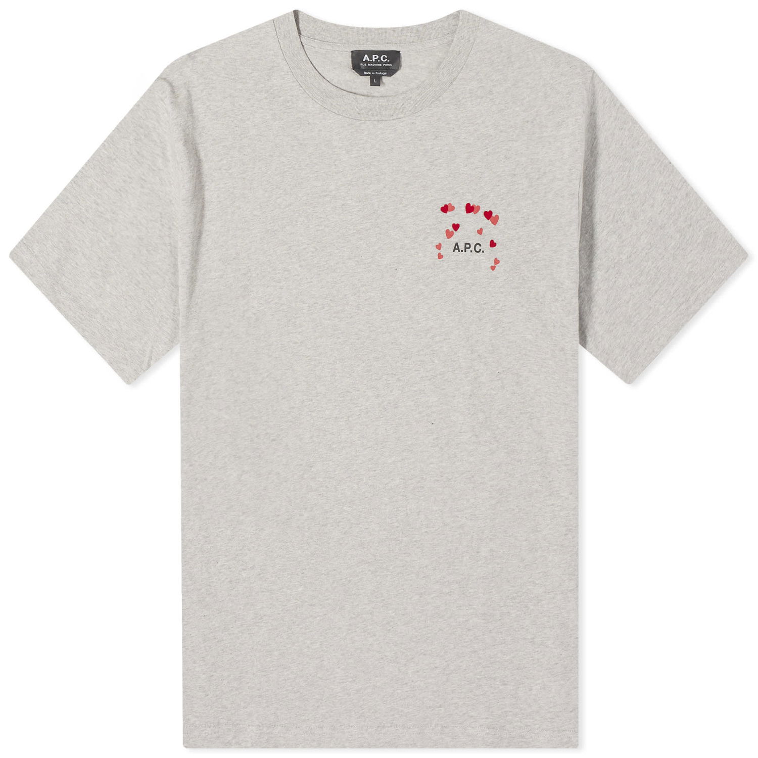T-shirt A.P.C. Amo Logo T-Shirt Grå | COEIO-M26374-PLA, 0