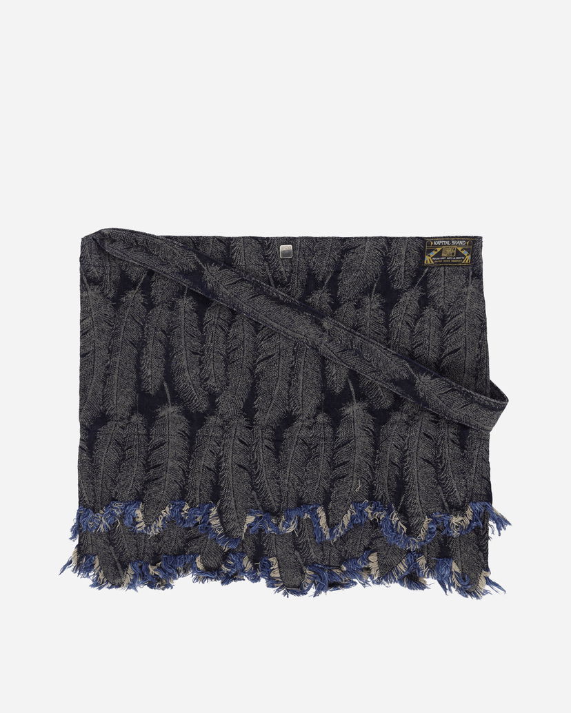 Tygpåse KAPITAL Kapital Denim Medicine Bag Mörkblå | K2403XB508 DARK