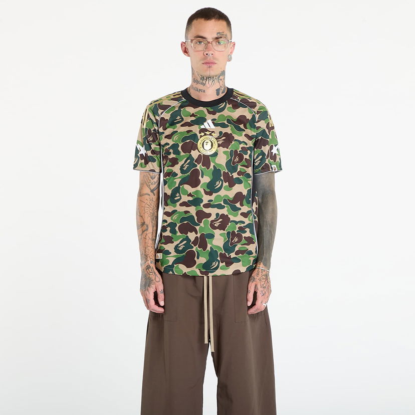 T-shirt adidas Originals adidas x Bape Jersey T-Shirt Grön | KB2202