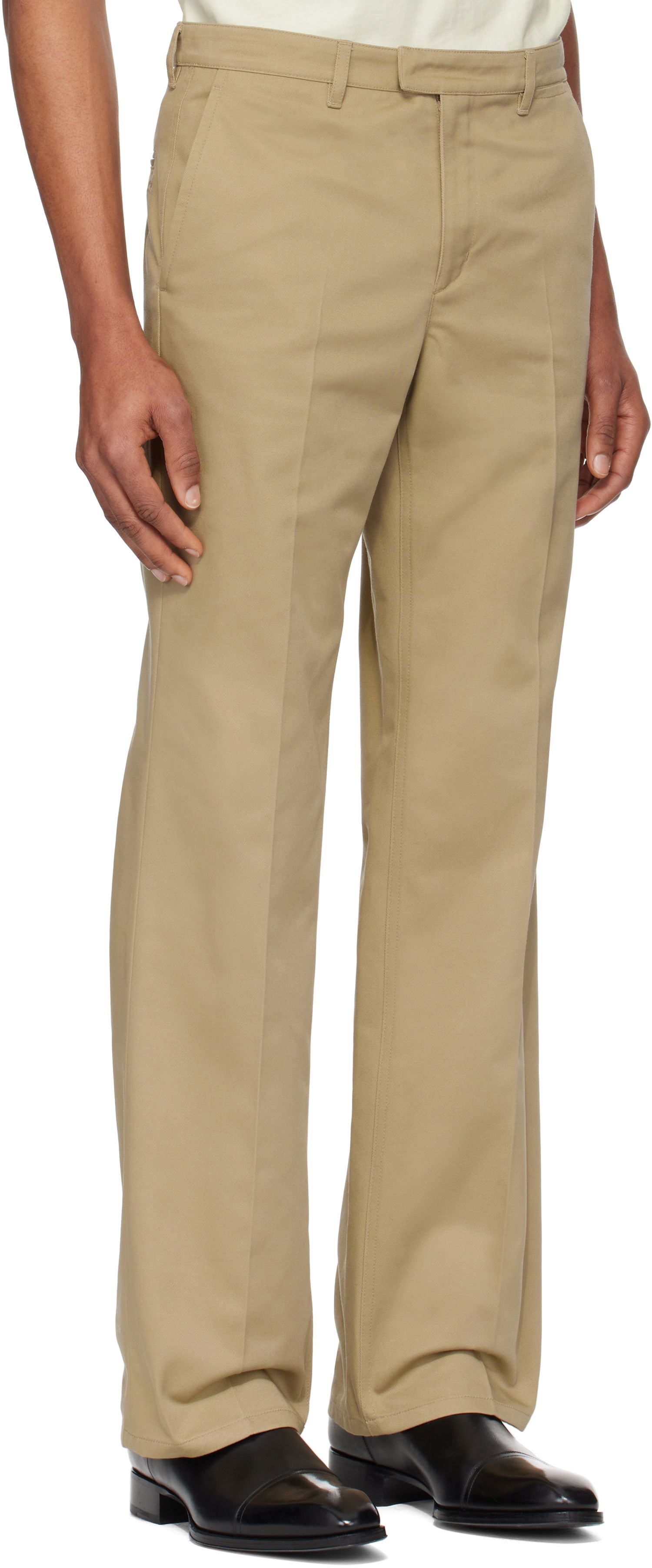 Byxor Courrèges Courrèges Tailored Trousers Beige | 125CPA318PL0178, 1