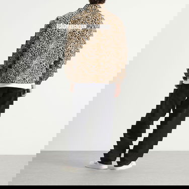 Jacka BAPE A Bathing Ape Wild Leopard Coach Jacket Beige | 001LJL801306M-BEI, 4