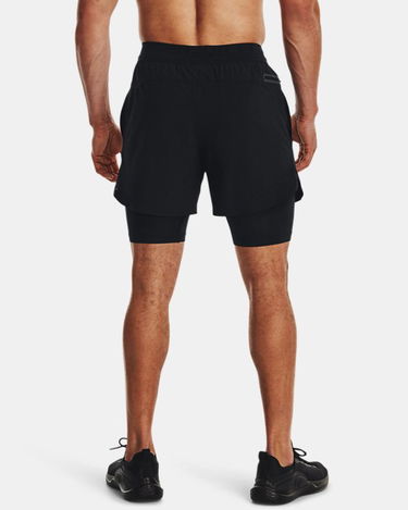 Shorts Under Armour Peak Woven 2in1 Shorts Svart | 1378604-001, 1