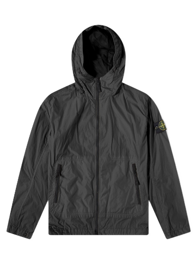 Vindjacka Stone Island Crinkle Reps Hooded Jacket Svart | 781540522-V0029