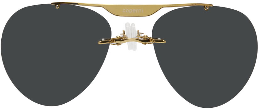 Solglasögon Coperni Designer Clip-On Sunglasses Metallisk | COPSG03732