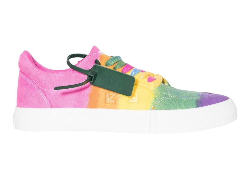 Sneakers och skor Off-White Vulc Low Tie Dye Multi Flerfärgad | OMIA085S22FAB0018400