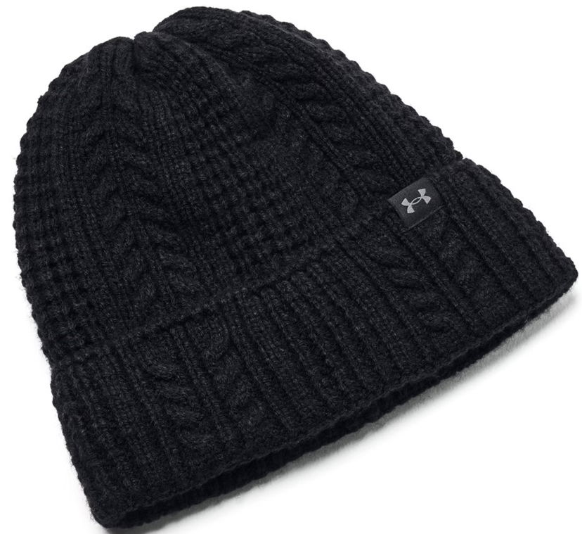 Hatt Under Armour W Halftime Cable Knit Beanie Svart | 1386639-001