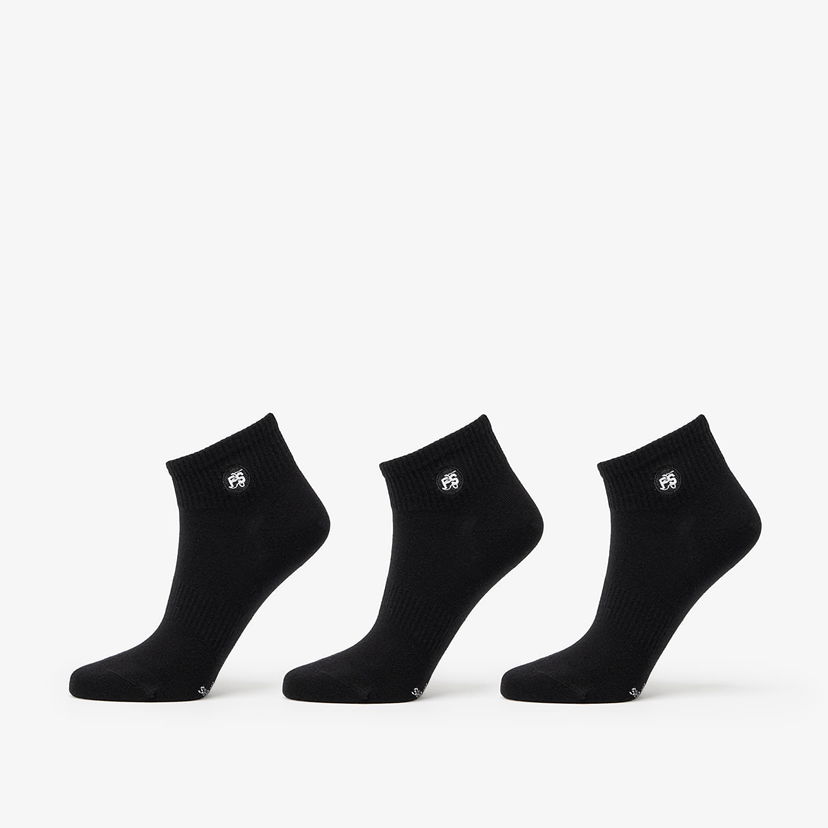Strumpor Footshop Ankle Socks 3-Pack Black Svart | FTSHP_374