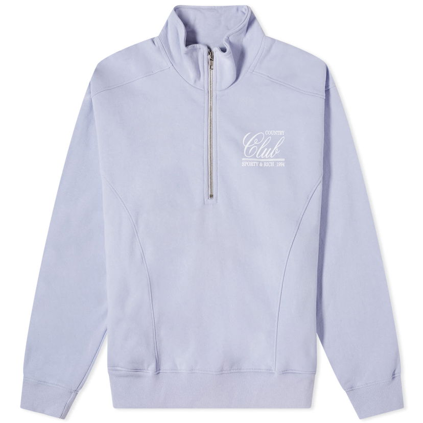 Sweater Sporty & Rich 94 Country Club Quarter Zip Sweat Purpur | QZ881CH