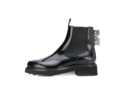 Sneakers och skor Off-White LEATHER ANKLE BOOTS Svart | OWIA243E20LEA0011000