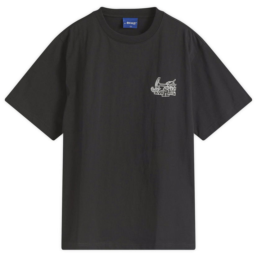 T-shirt Awake NY Awake NY Hammer Graphic Tee, Size Large Svart | AWK-SP25-TS003-BLK