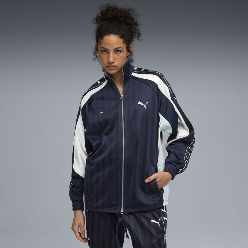 Jacka Puma PUMA x GUIZIO T7 Women's Track Jacket Mörkblå | 632558_06