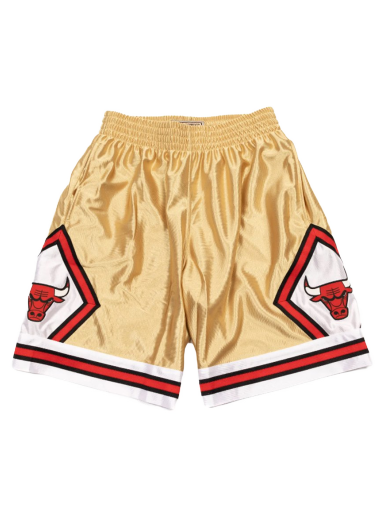 Shorts Mitchell & Ness Chicago Bulls 75th Gold Swingman Shorts Metallisk | SMSH4399-CBU97PPPGOLD