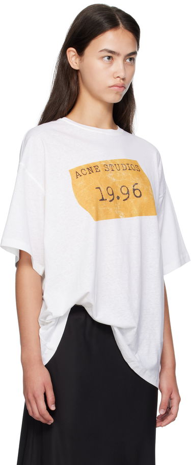 T-shirt Acne Studios Acne Studios 1996 Logo T-Shirt Vit | CL0355-, 1