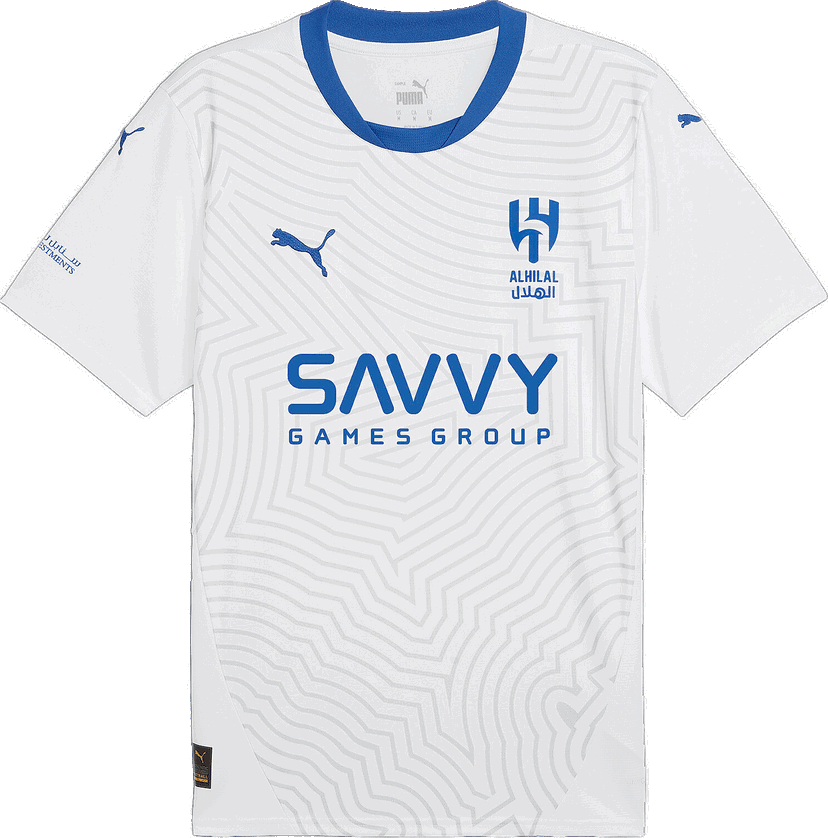 Jersey Puma Al Hilal SFC Away Jersey Replica w/o Sponsor 2024/25 Vit | 778882-02