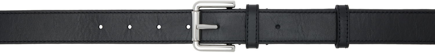 Bälten Max Mara Max Mara Leather 30" Belt Svart | 2424506032600 MM02023, 0