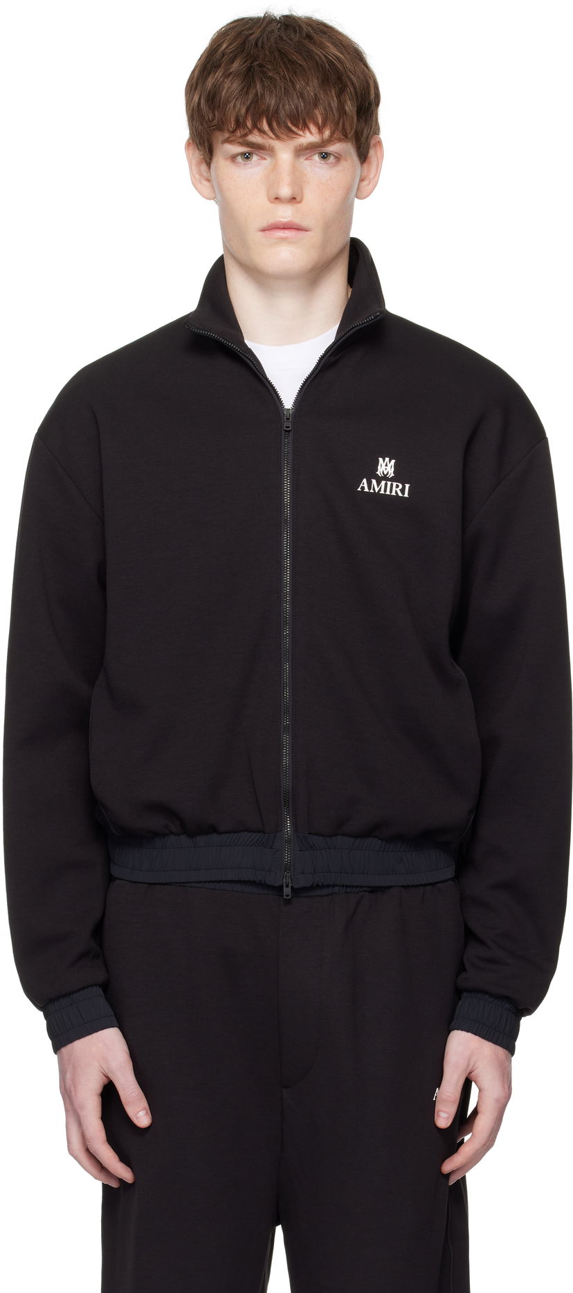 Jacka AMIRI AMIRI Lounge Track Jacket Svart | AMOUTJ1011