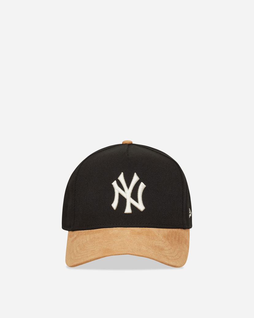 Keps New Era New York Yankees MLB Suede Visor 9FORTY E-Frame Cap Svart | 60759008 MULTINY