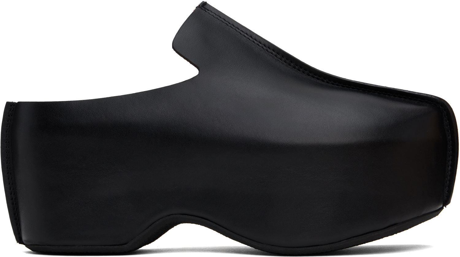 Skovård JW Anderson JW Anderson Leather Platform Slip-on Loafers Svart | ANM42500A, 0