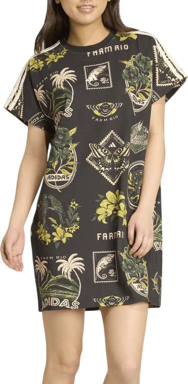 Klä adidas Originals adidas Farm Women's T-Shirt Dress Svart | jl7004, 3