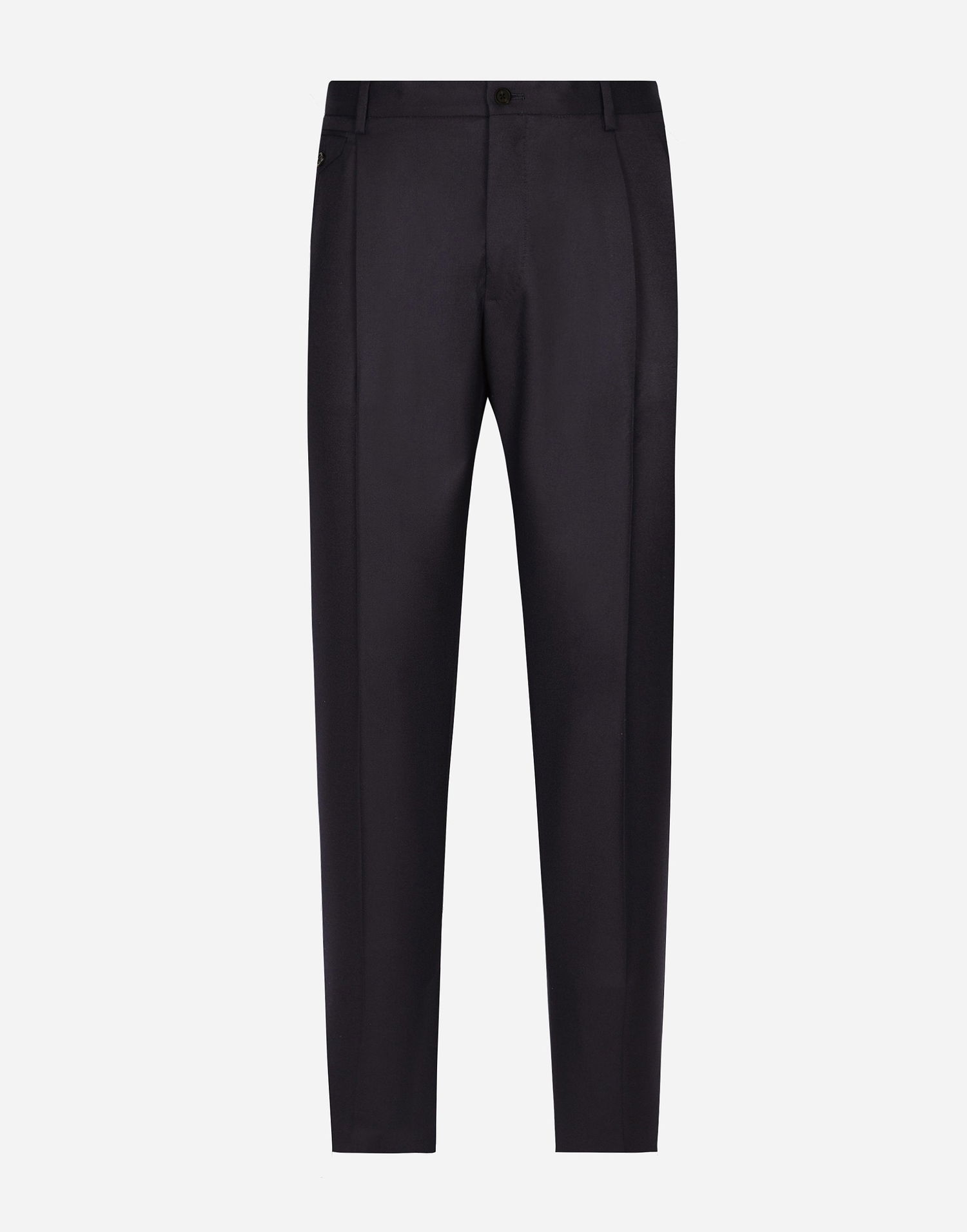 Byxor Dolce & Gabbana Dolce & Gabbana Tailored Flannel Pants 52 Mörkblå | GY6UETGI251B0665, 0